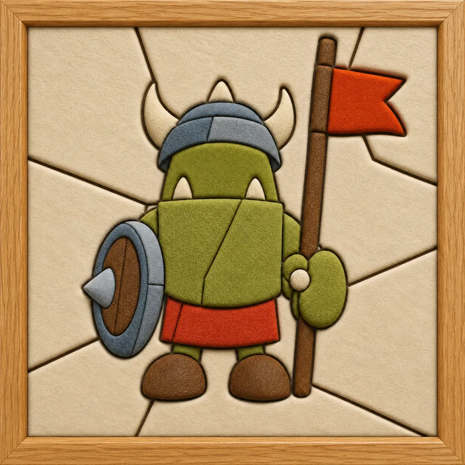 Green Knight — Kinusaiga fabric art design preview