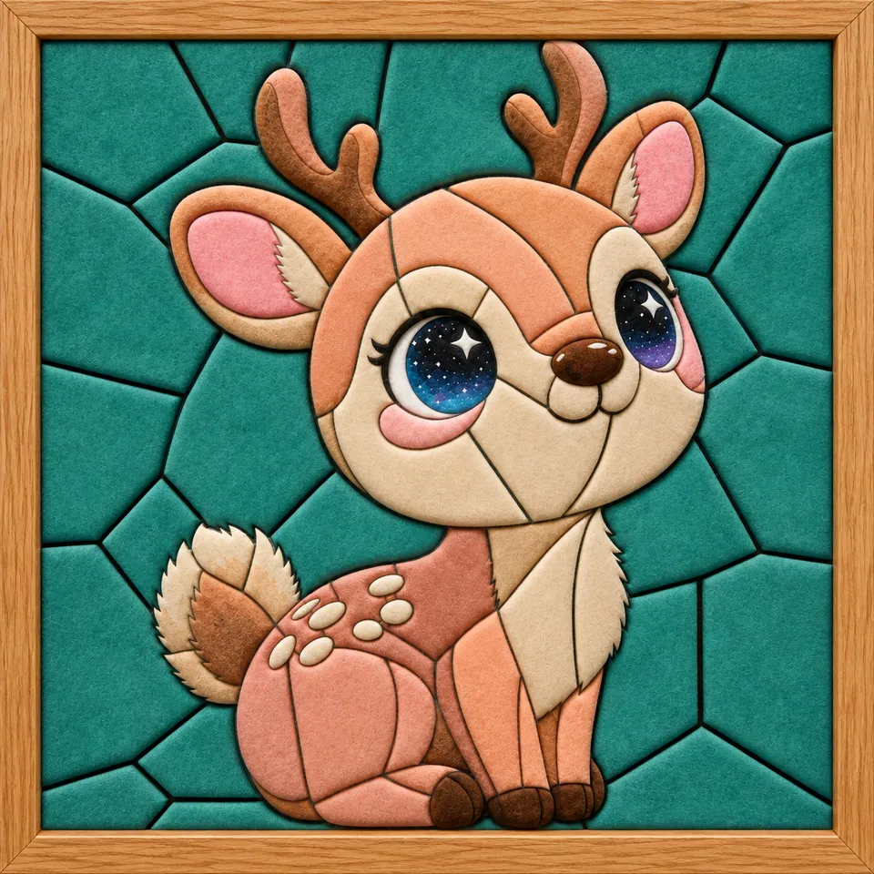 Deer — Kinusaiga fabric art design preview