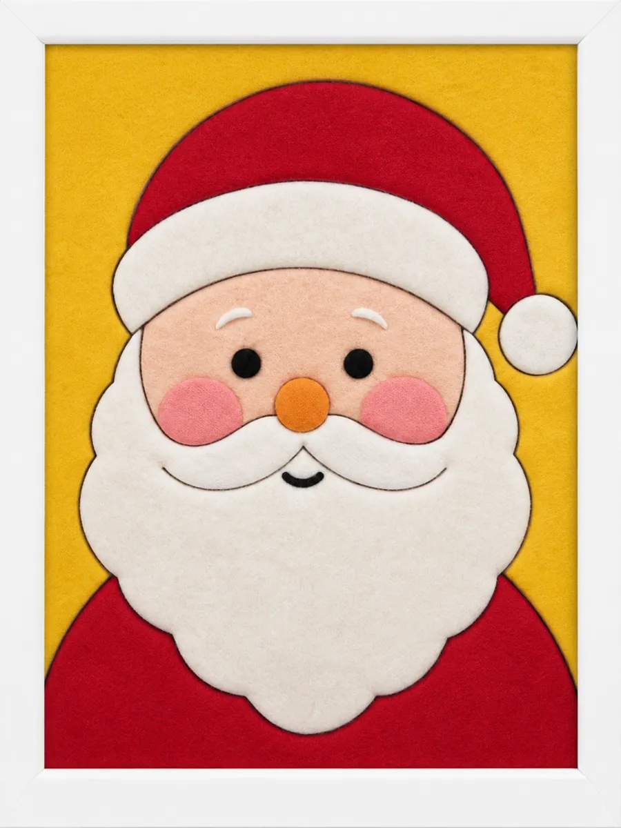 Santa Claus Face — Kinusaiga fabric art design preview